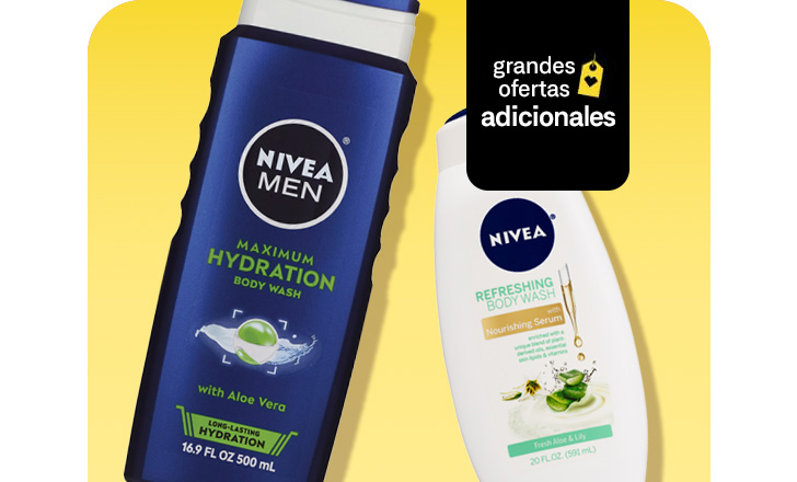 Gel de baño hidratante y refrescante Nivea para hombre: grandes ofertas adicionales.