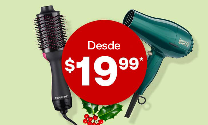 Desde $19.99, cepillo eléctrico para modelar Revlon Power Volume y secador de pelo Conair Wicked